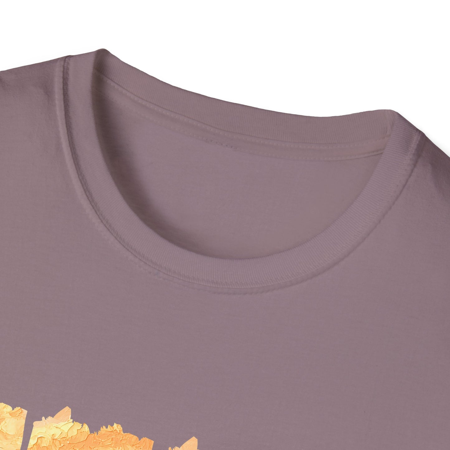 Sunflower Mountain Poster T-Shirt — Scenic Field & Peaks Graphic Tee