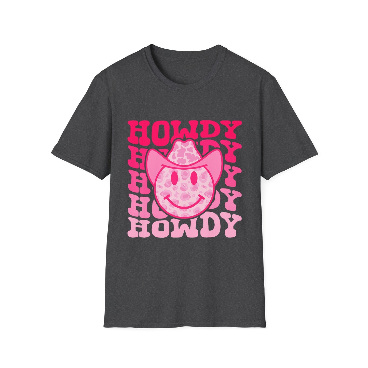 Howdy Pink Smiley Cowboy T-Shirt