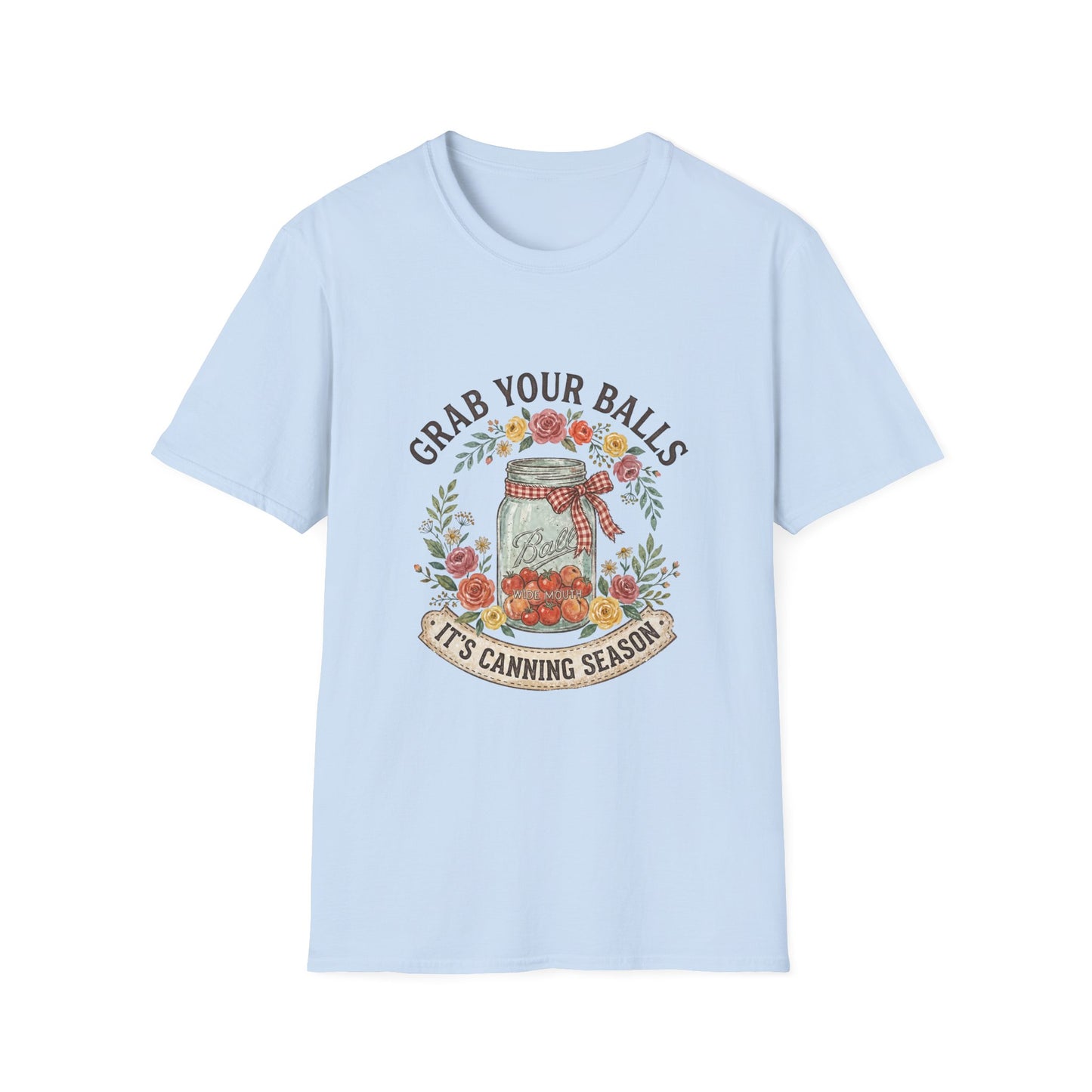 Grab Your Balls Mason Jar Canning T-Shirt — It's Canning Season Vintage Kitchen Tee