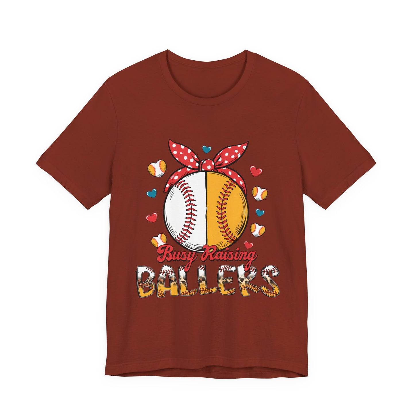 Busy Raising Ballers Baseball Tee