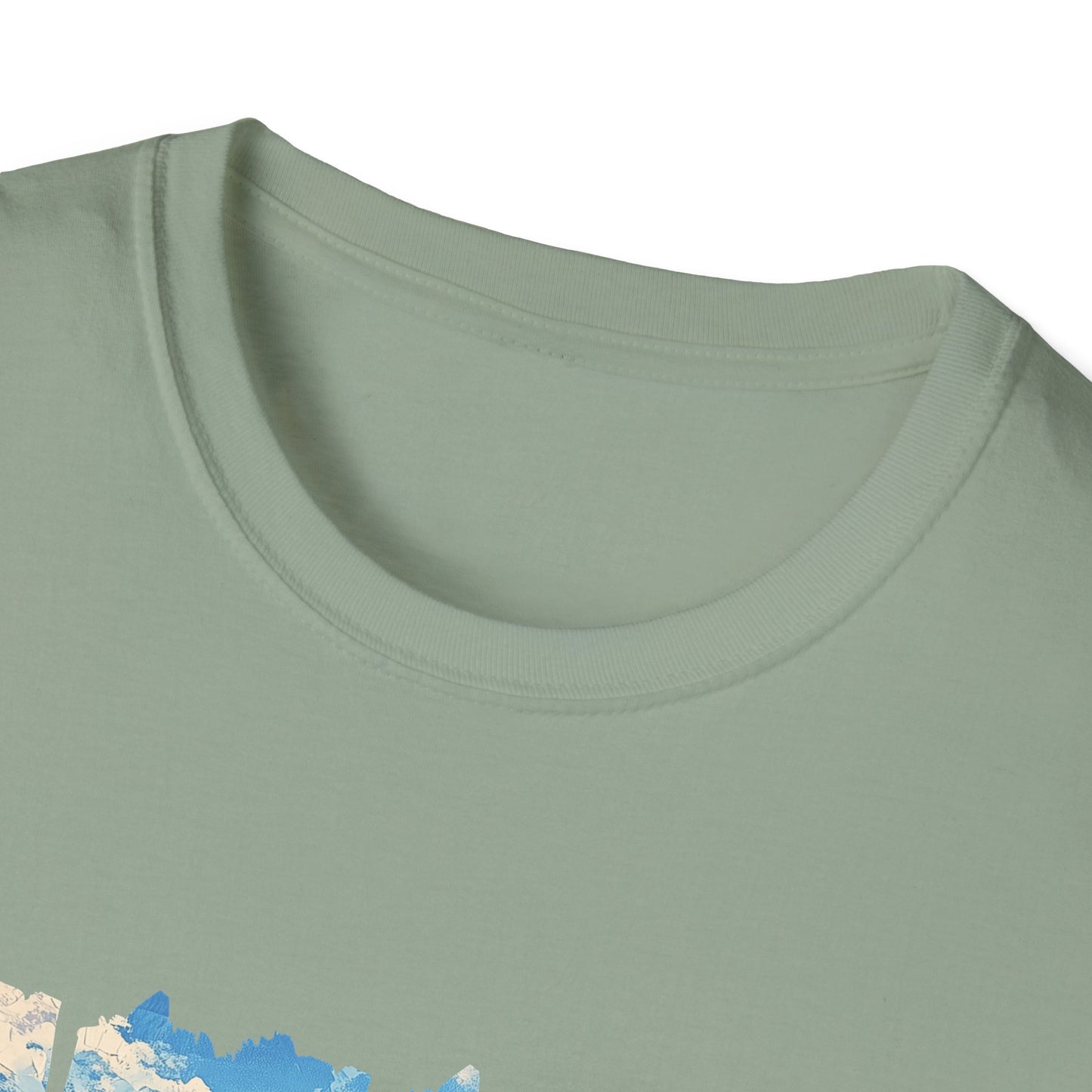 Wildflower Hills Scenic Tee — 'Live in It' Landscape Graphic T-Shirt