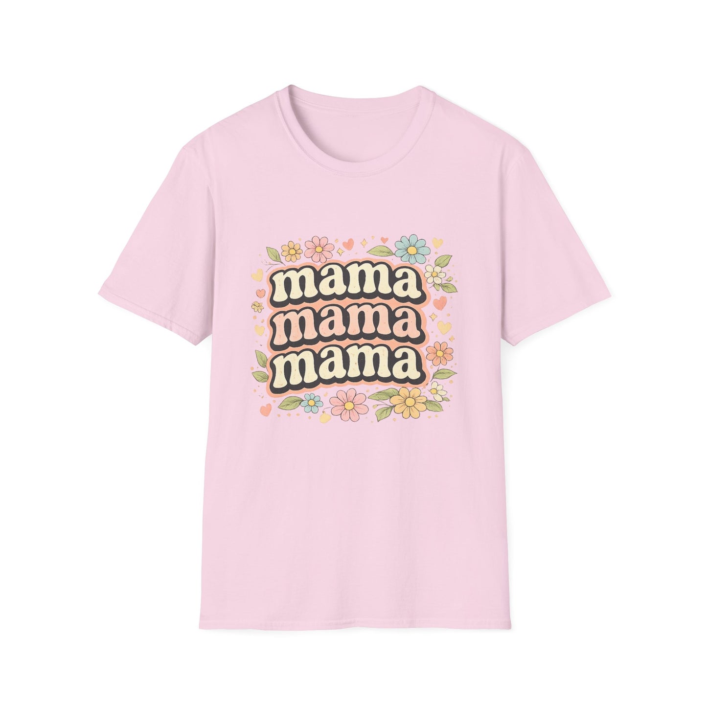 Mama Floral T-Shirt — Retro Mom Gift for Mother’s Day