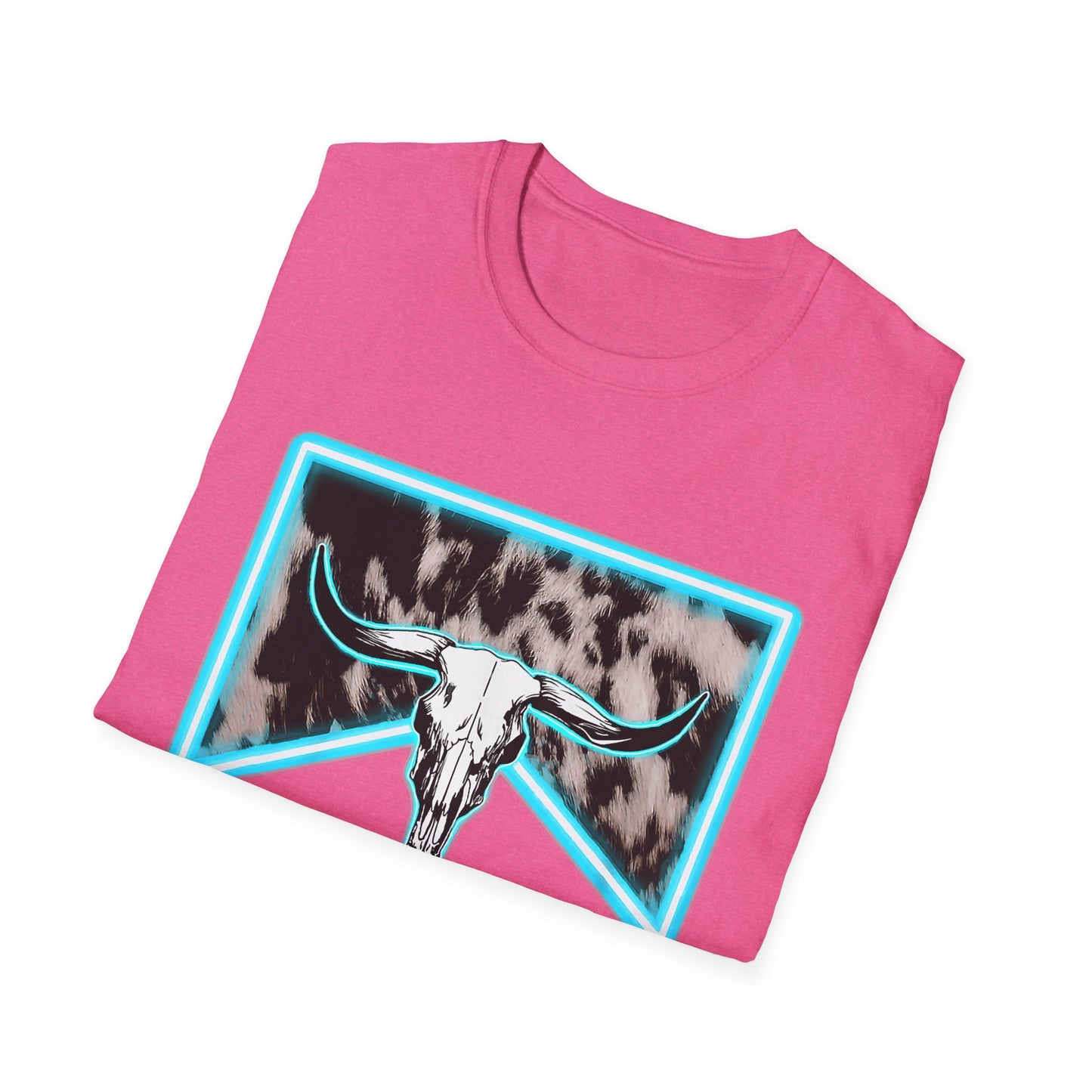Wranglin Mama Tee — Western Cow Skull Graphic T-Shirt for Moms