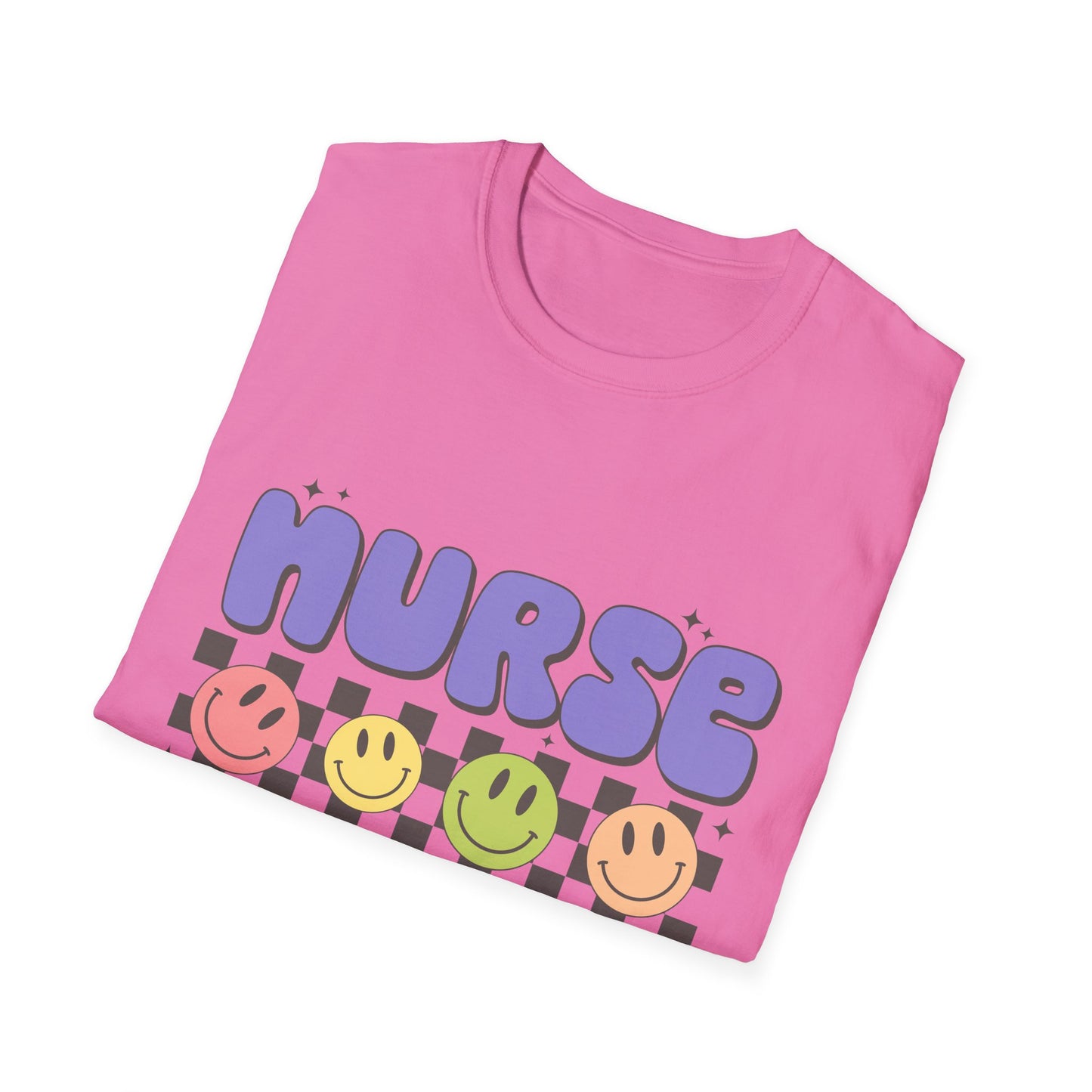 Nurse Nurse Cute Smiley Graphic T-Shirt