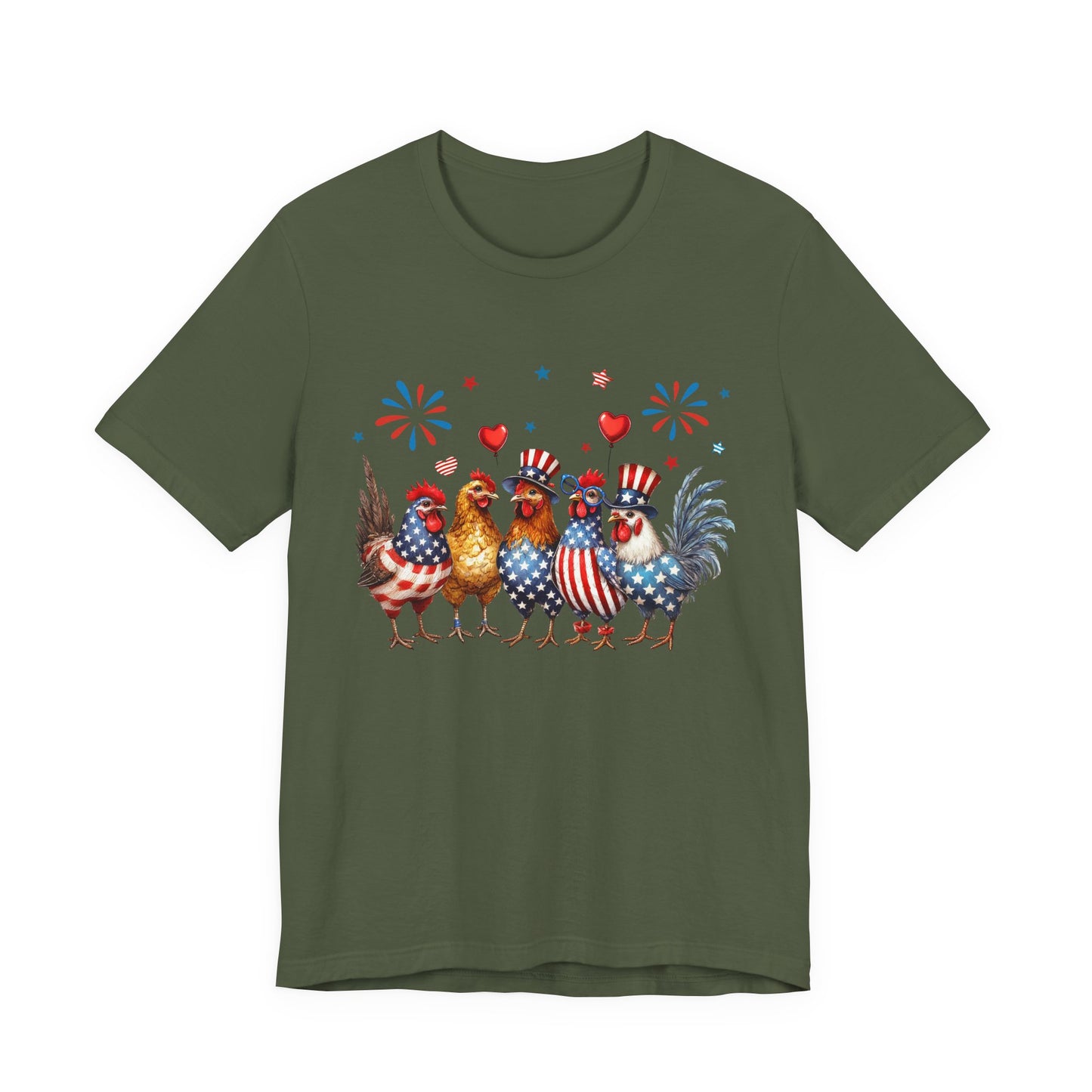 Chicken Patriotic Tee