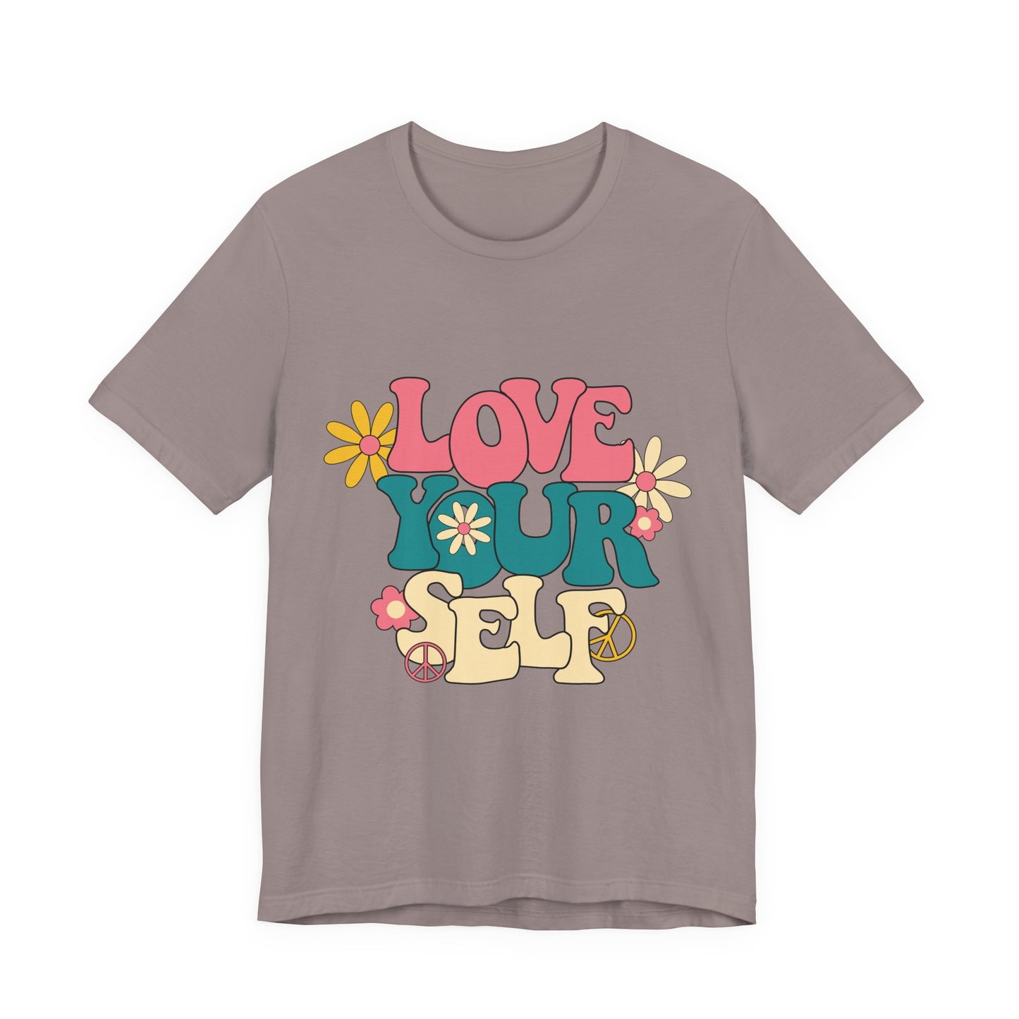 Love Your Self Retro Floral Tee