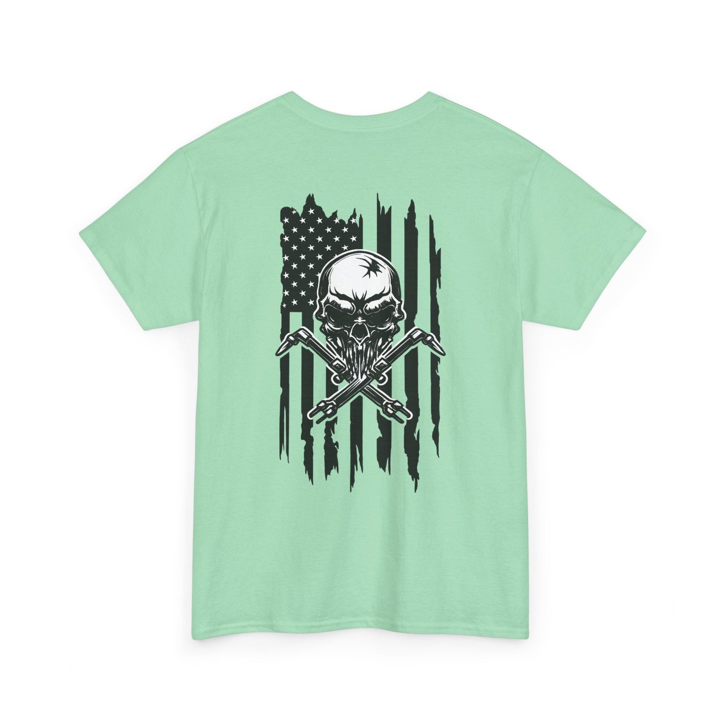 Welding “Hood Life” American Flag Tee