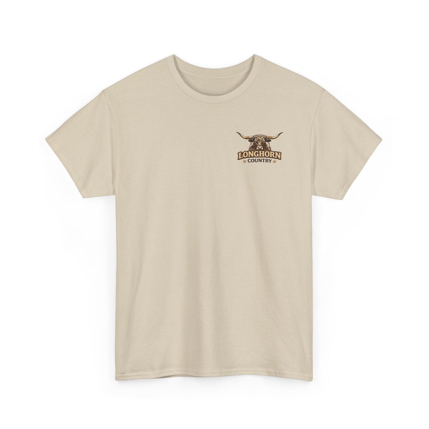 Longhorn Country Tee — Western Bull Graphic T-Shirt