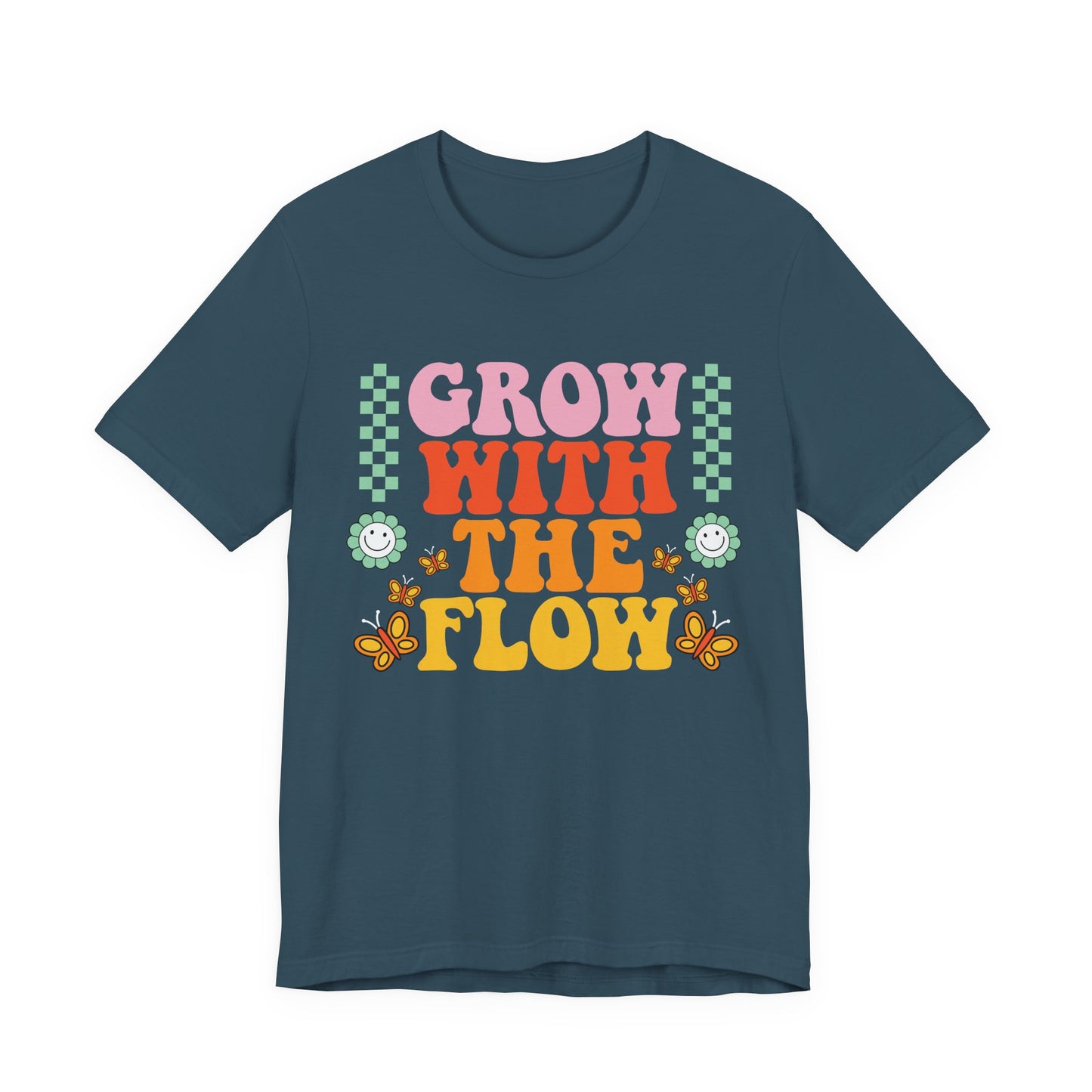 Grow With The Flow Retro Floral T-Shirt