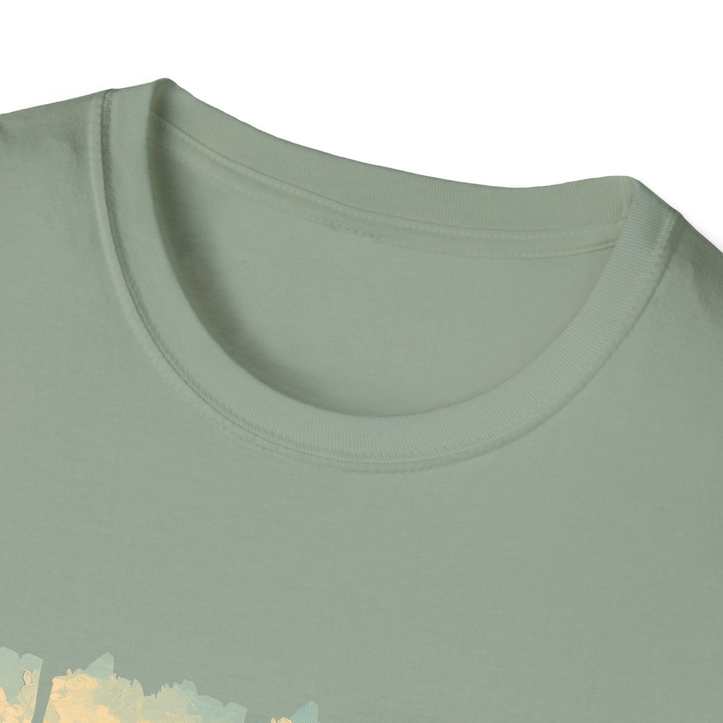 Mountain Meadow T-Shirt — Scenic Landscape Panel Tee