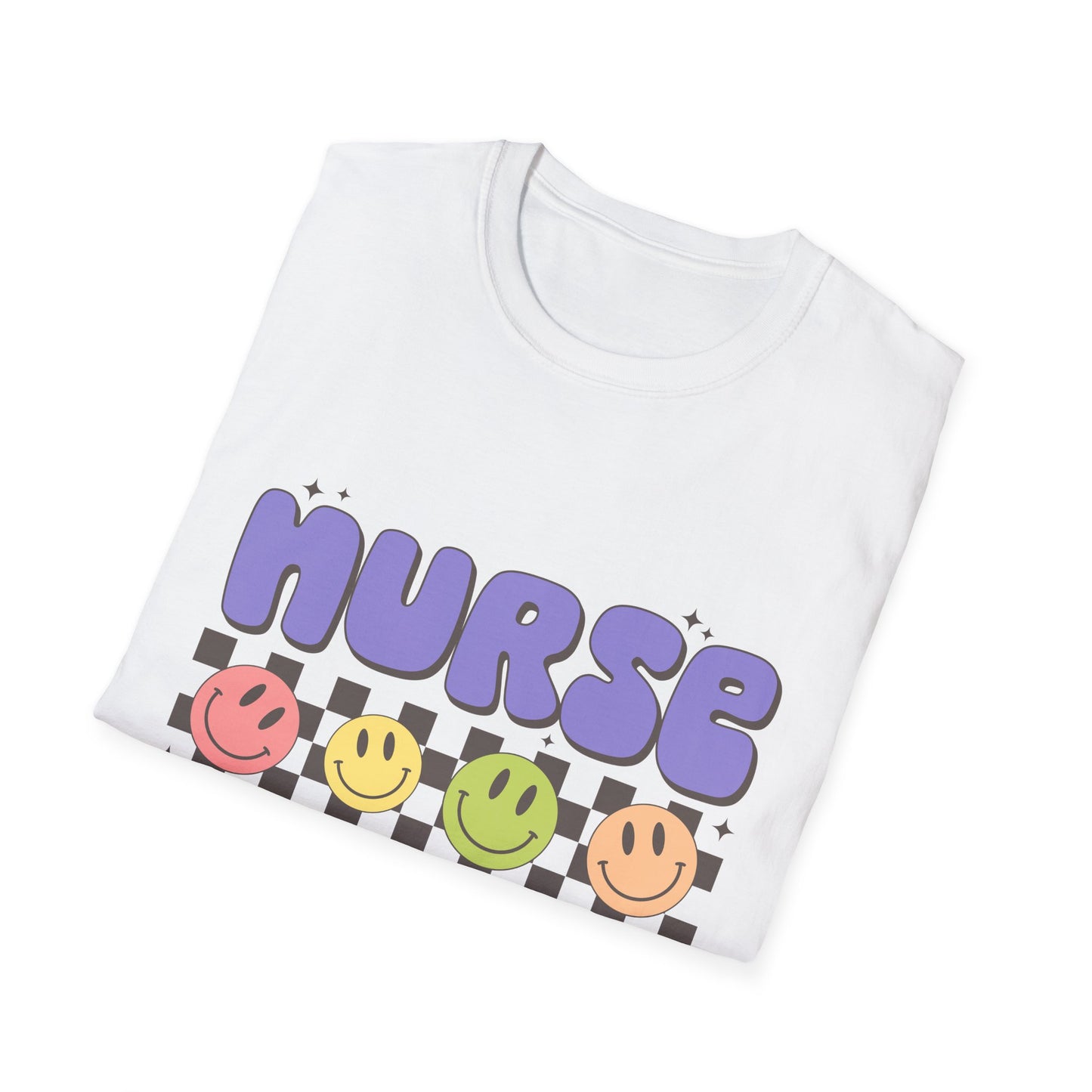 Nurse Nurse Cute Smiley Graphic T-Shirt