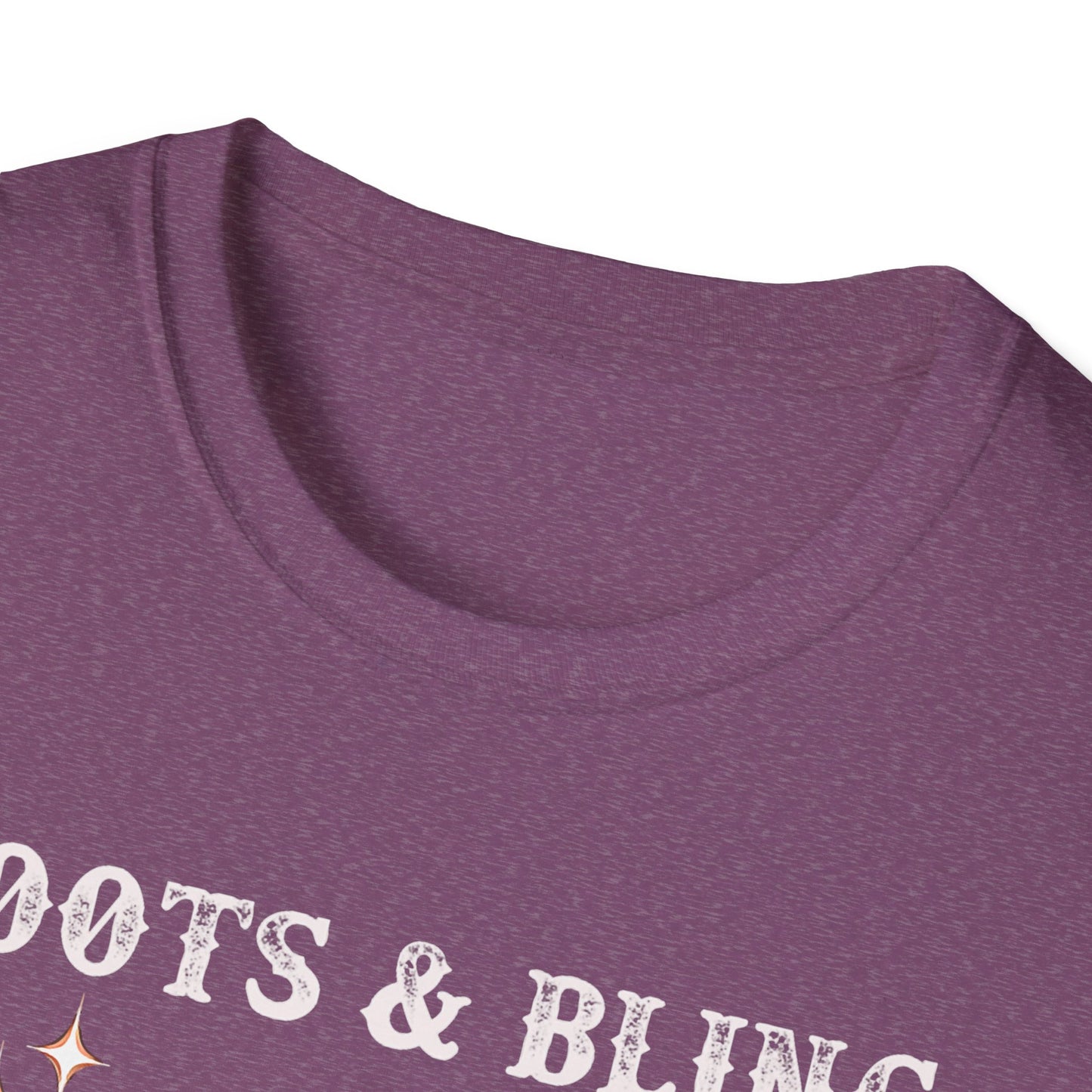 Cowgirl T-Shirt — "Boots & Bling" Floral Western Tee