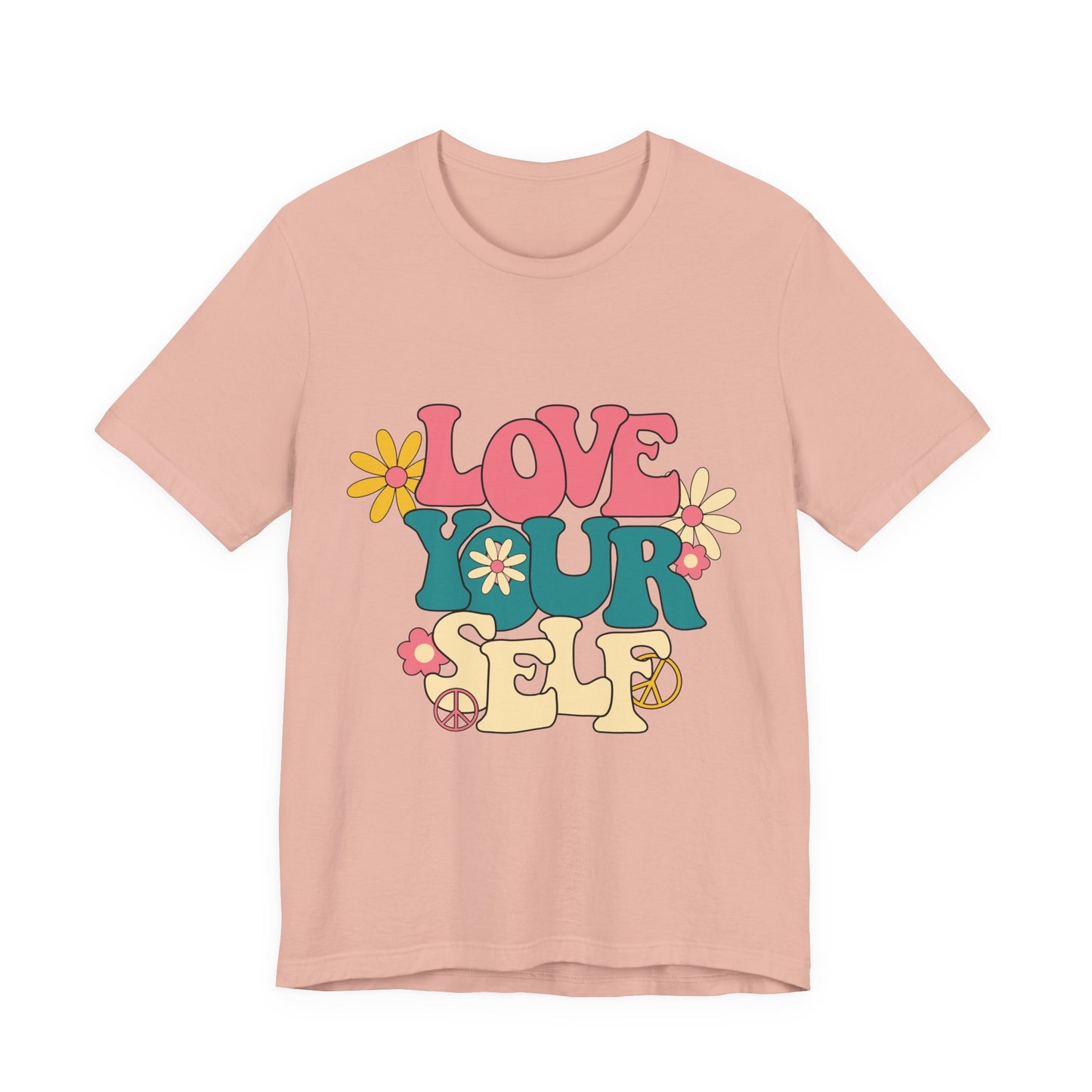Love Your Self Retro Floral Tee