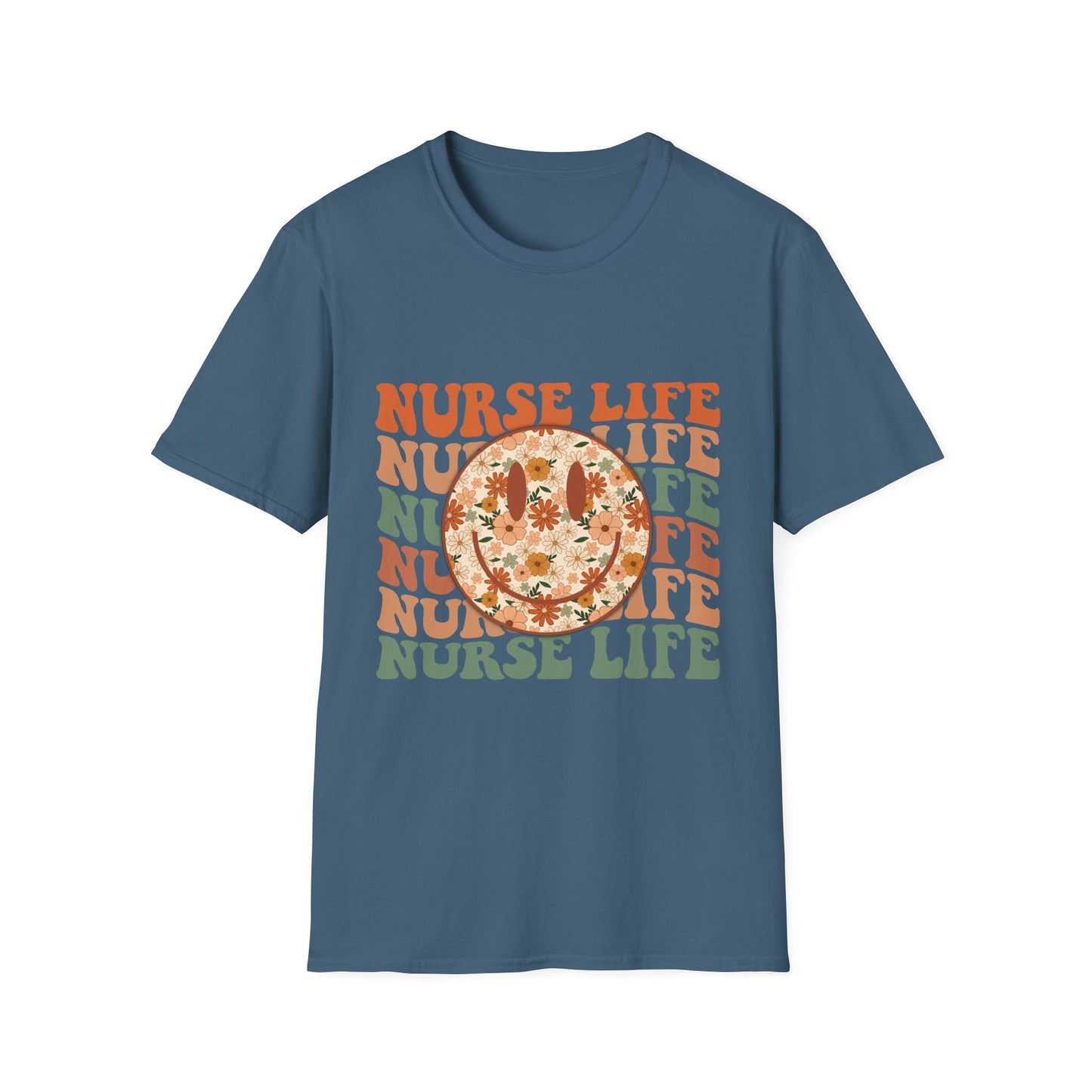 Nurse Life Floral Pizza T-Shirt