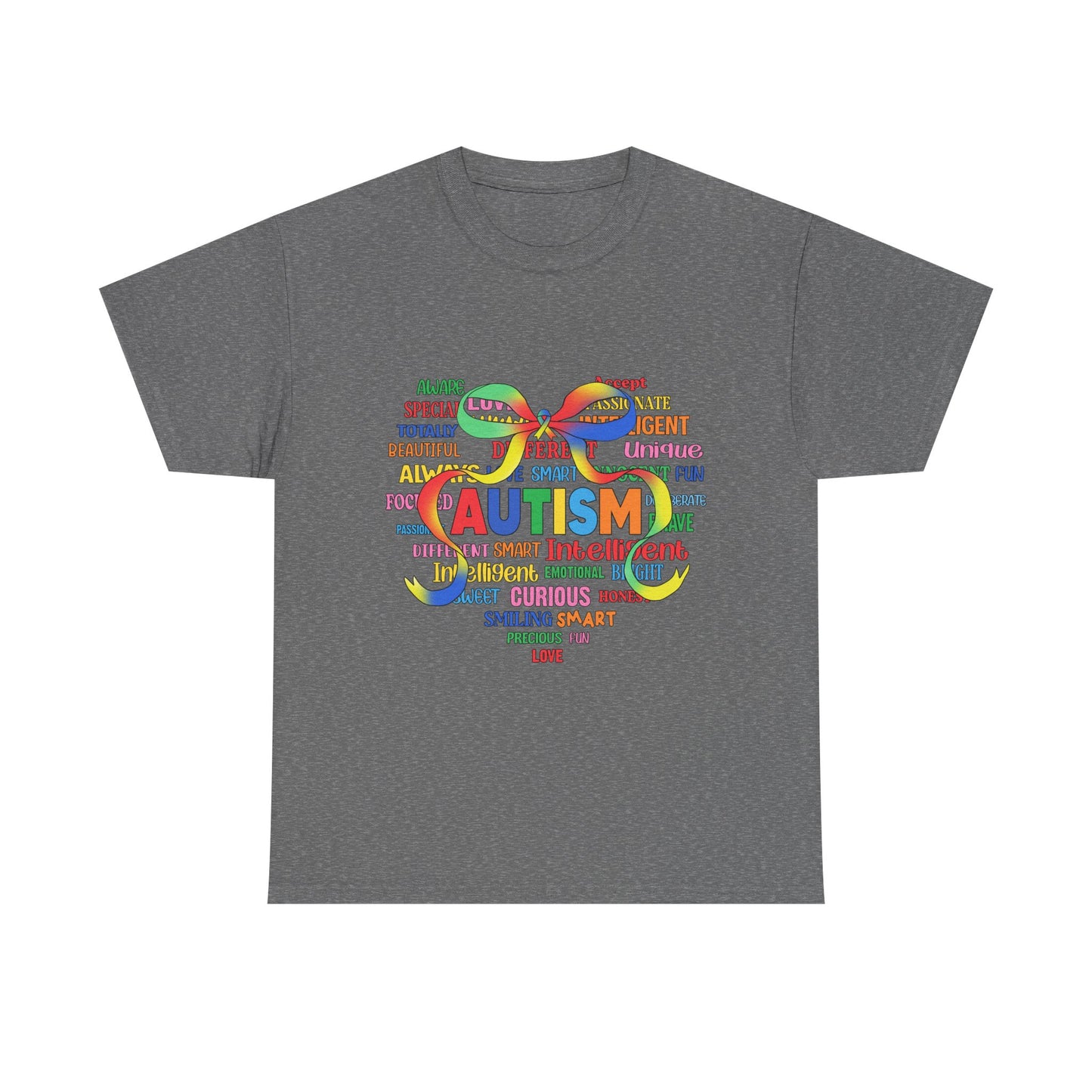 Autism Awareness Puzzle Heart T-Shirt – Colorful Support & Acceptance Tee