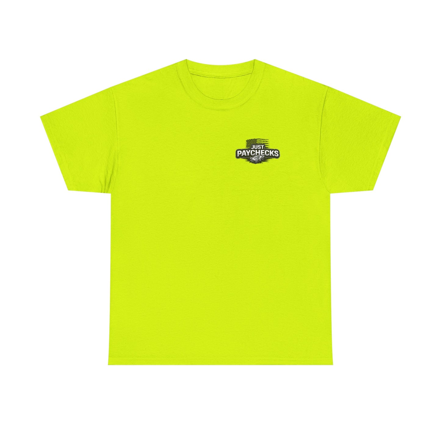 Truck Driver T-Shirt — "No Handouts Just Paychecks" Patriotic Semi-Truck Tee
