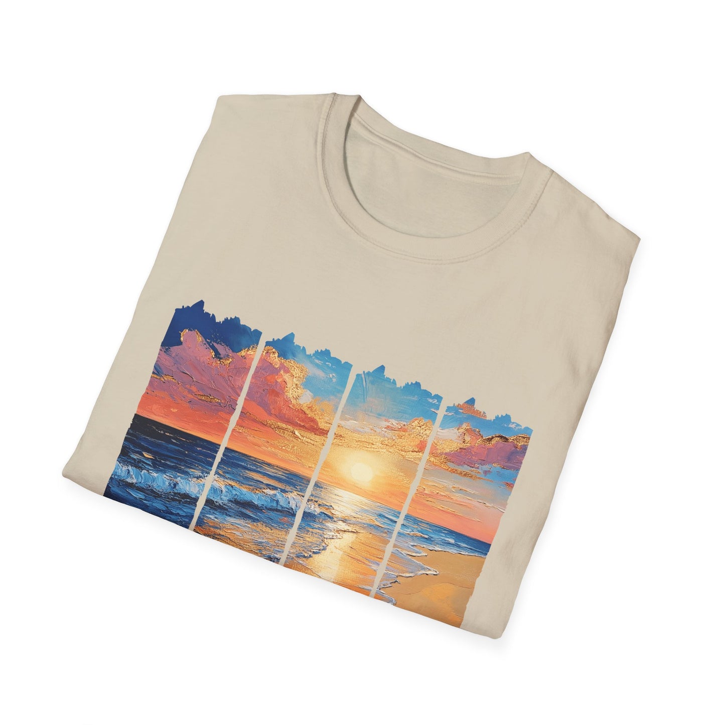 Sunset Beach T-Shirt — Scenic Ocean Sunrise Graphic Tee