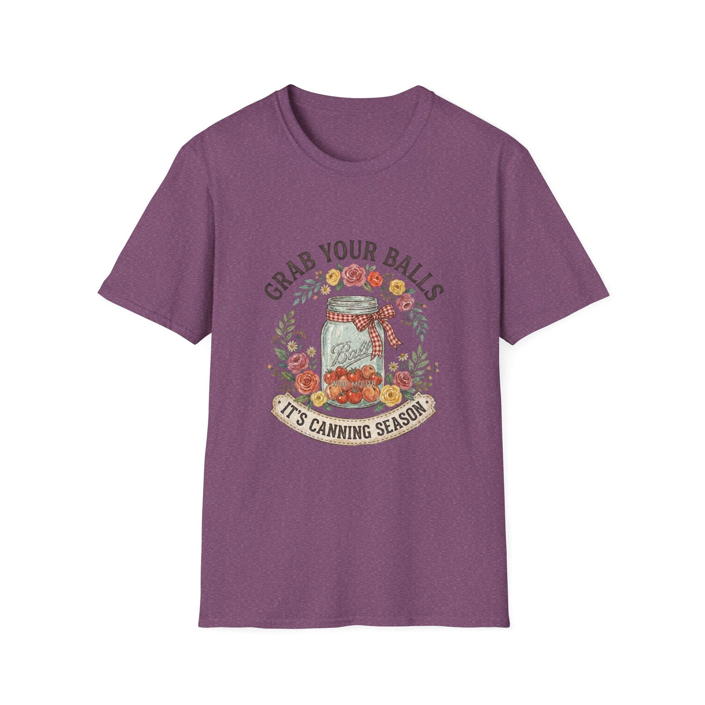 Grab Your Balls Mason Jar Canning T-Shirt — It's Canning Season Vintage Kitchen Tee