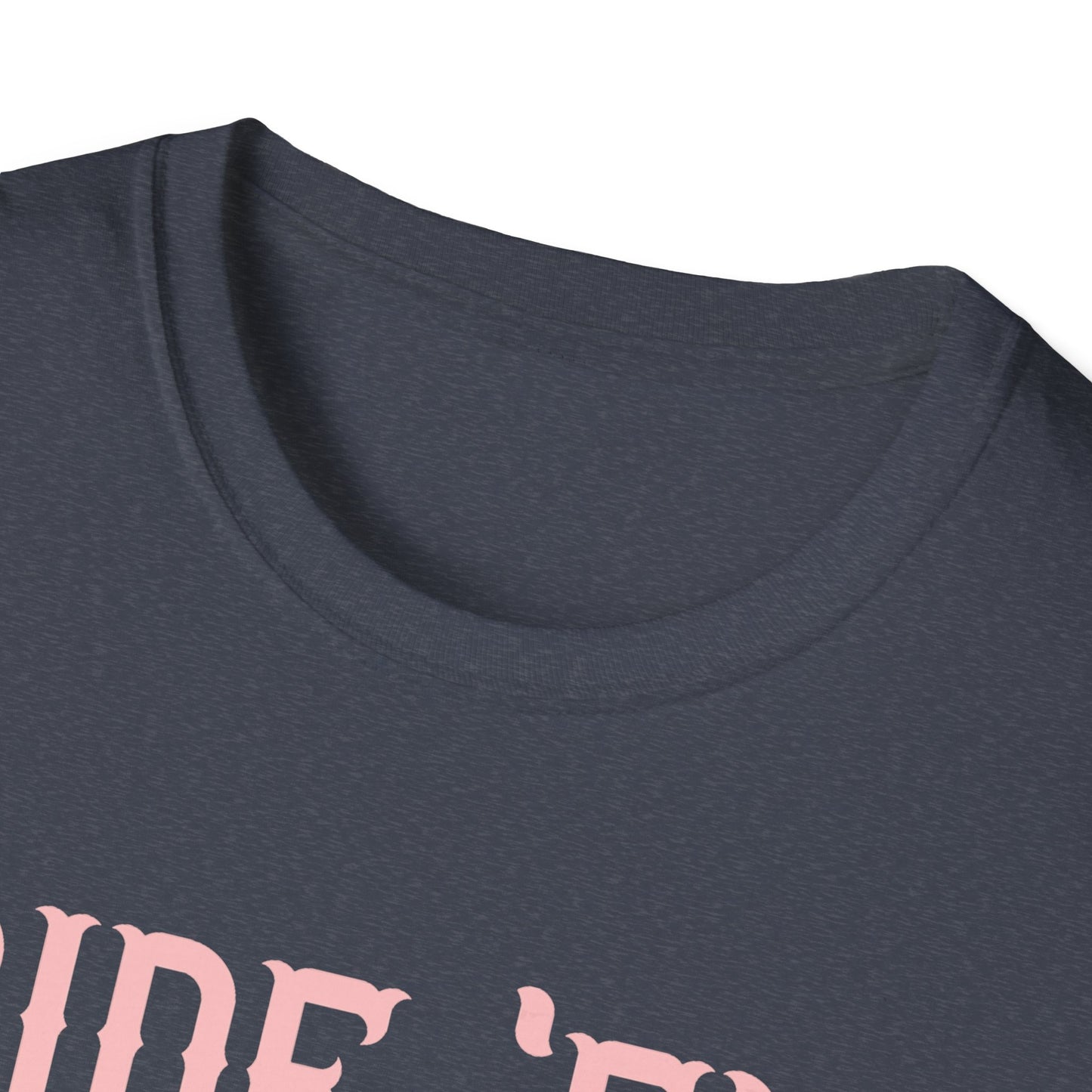 Ride 'Em Cowgirl T-Shirt — Pink Cowboy Hat Graphic Tee
