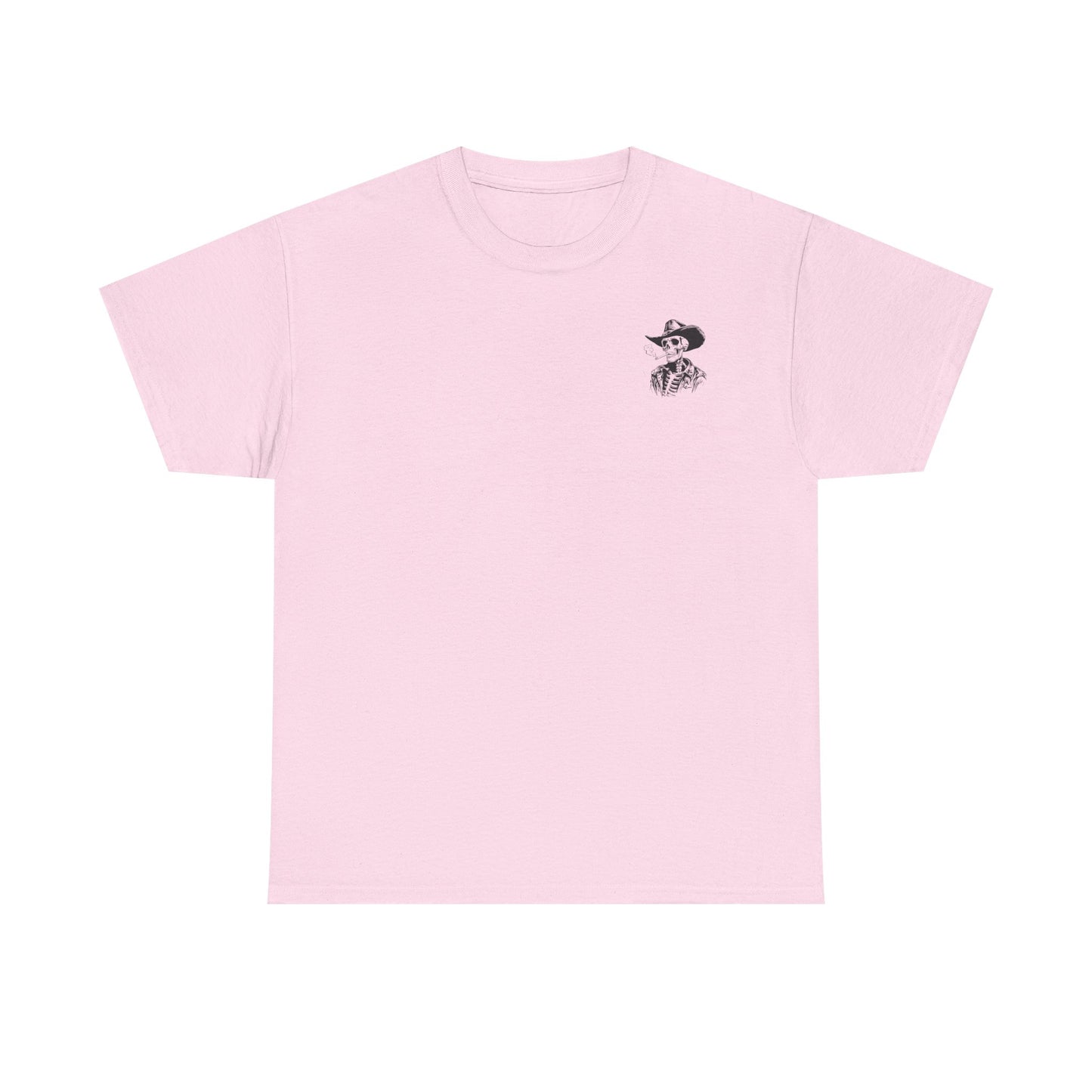 Skeleton Cowboy T-Shirt — Western Skull Graphic Tee