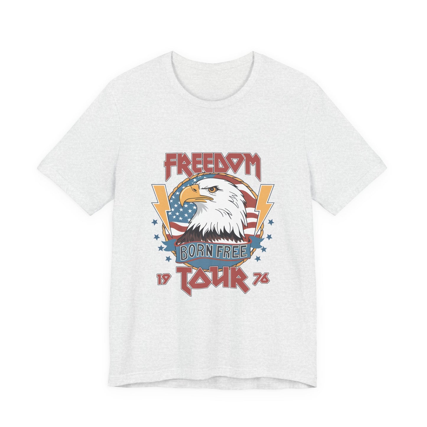 Freedom Born Free Tour Tee — Vintage American Eagle Patriotic T‑Shirt