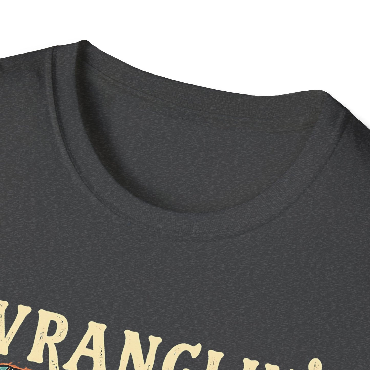 Wranglin' Real Cowboy T-Shirt — Retro Western Rodeo Graphic Tee