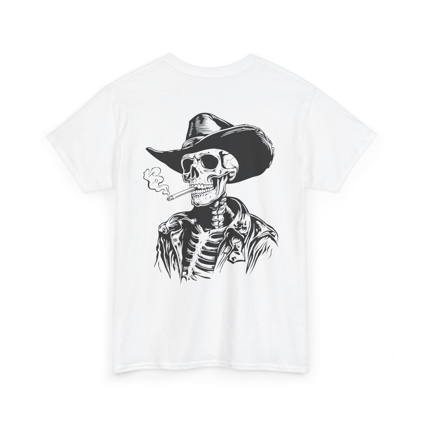 Skeleton Cowboy T-Shirt — Western Skull Graphic Tee
