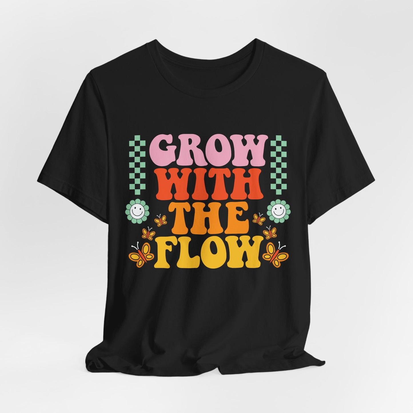Grow With The Flow Retro Floral T-Shirt