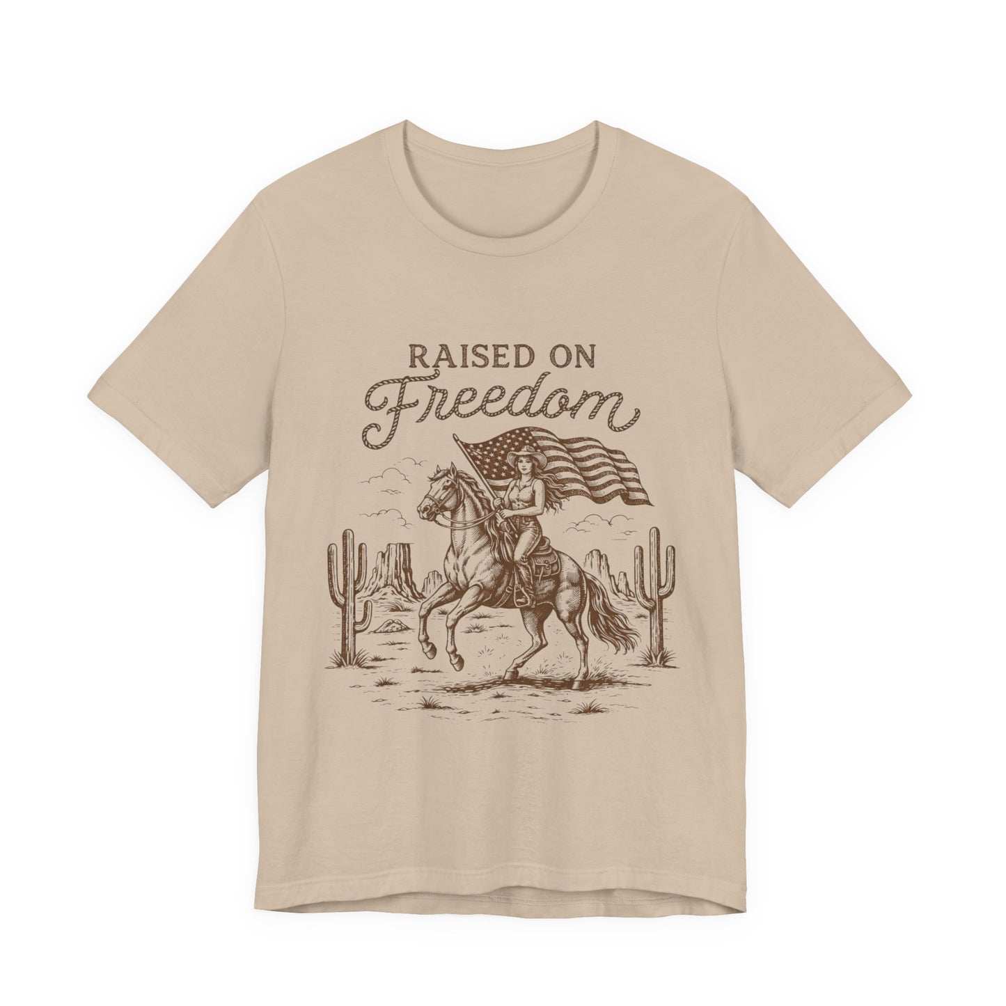Raised on Freedom Western Tee