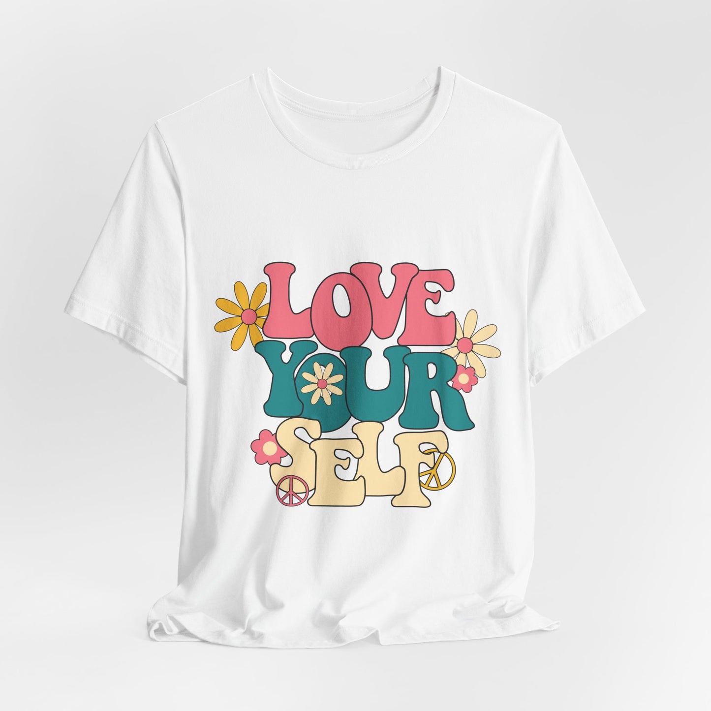 Love Your Self Retro Floral Tee