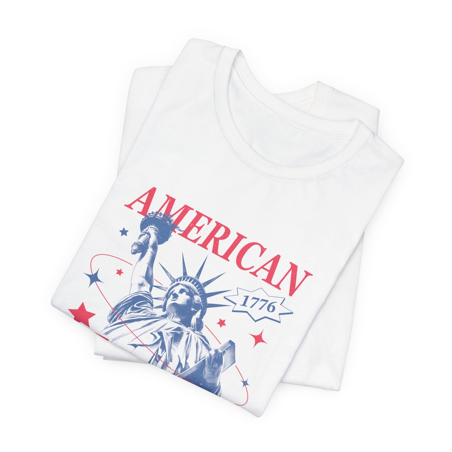 Liberty 'Land of the Free' T‑Shirt — Statue of Liberty Patriotic 1776 Tee