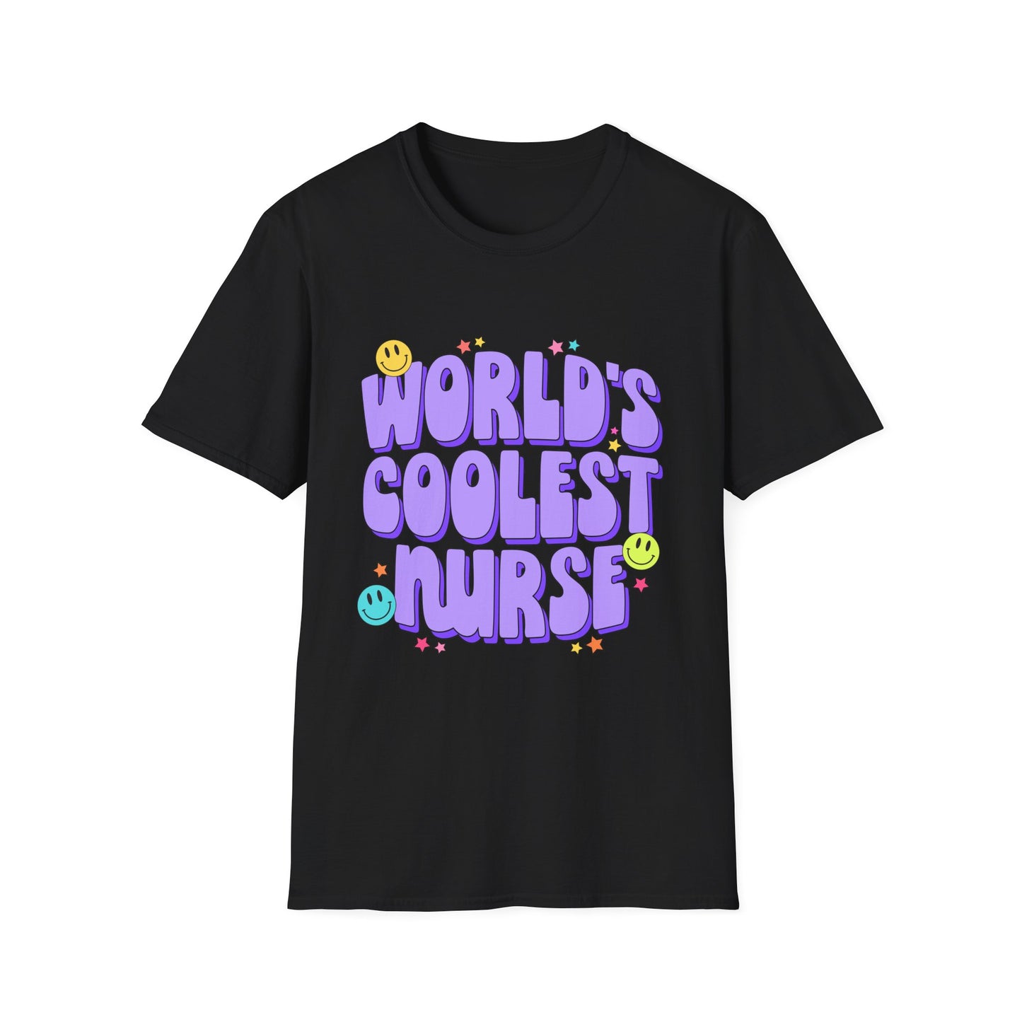World's Coolest Nurse Unisex Softstyle T-Shirt - Fun & Comfy Gift for Nurses