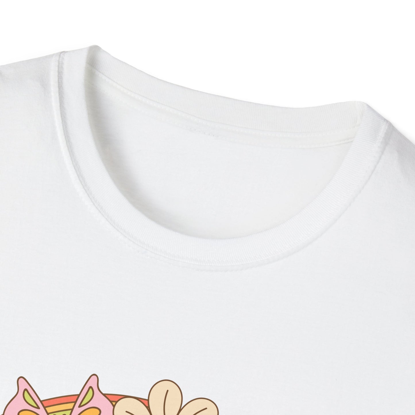 Nurse Floral Retro T-Shirt — Cute Vintage Flower Badge for Nurses