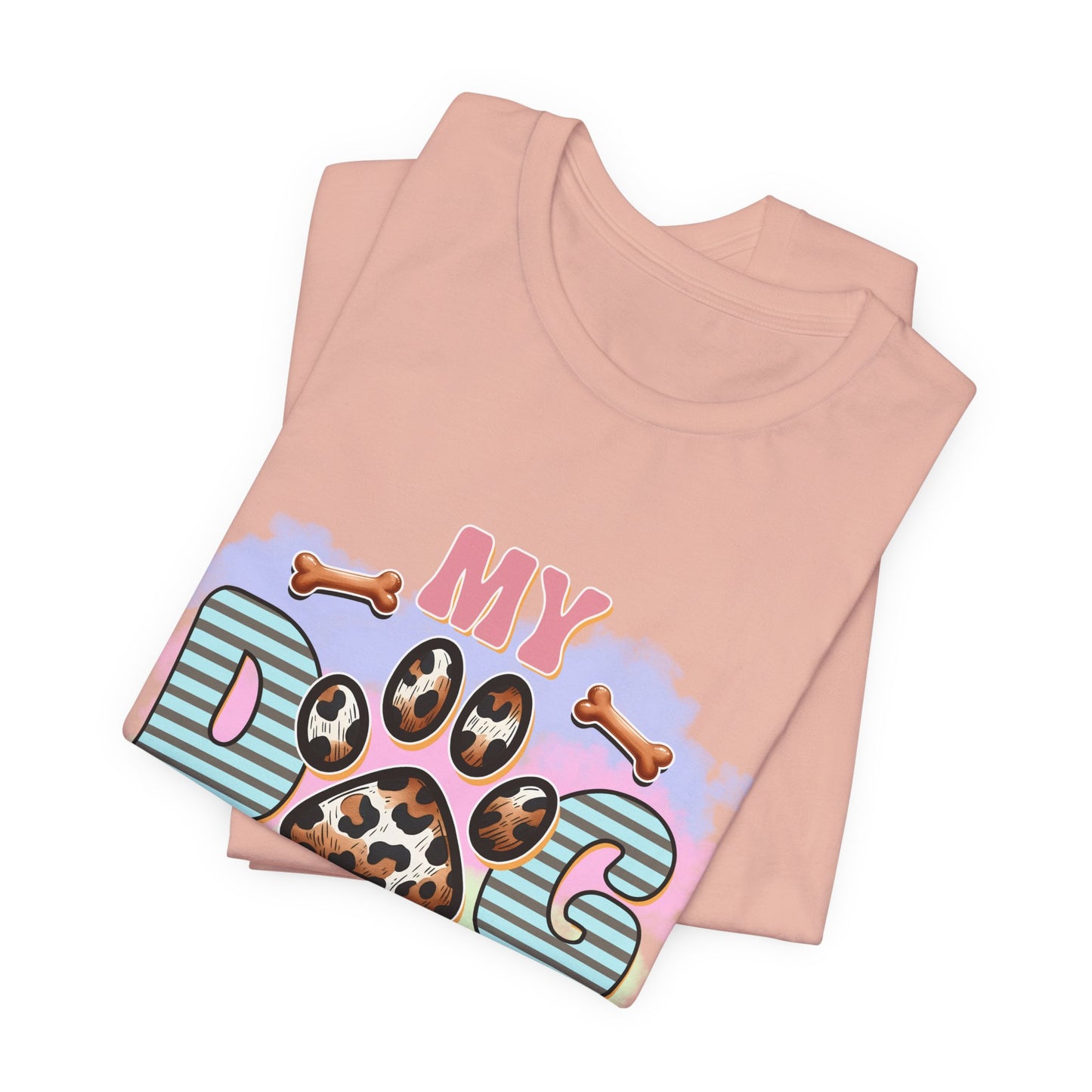 My Dog Thinks I’m Awesome T-Shirt — Cute Paw Print Dog Lover Tee
