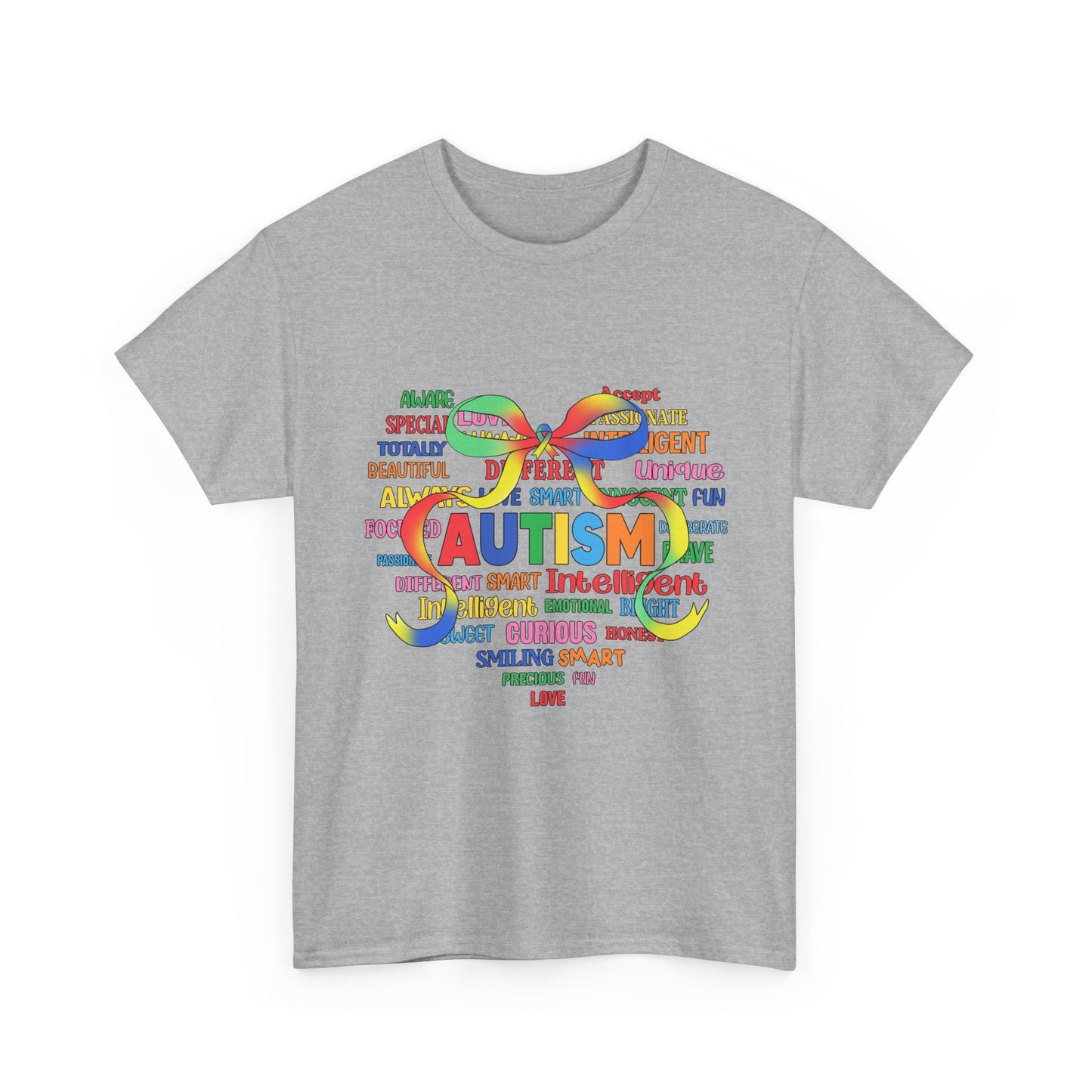 Autism Awareness Puzzle Heart T-Shirt – Colorful Support & Acceptance Tee