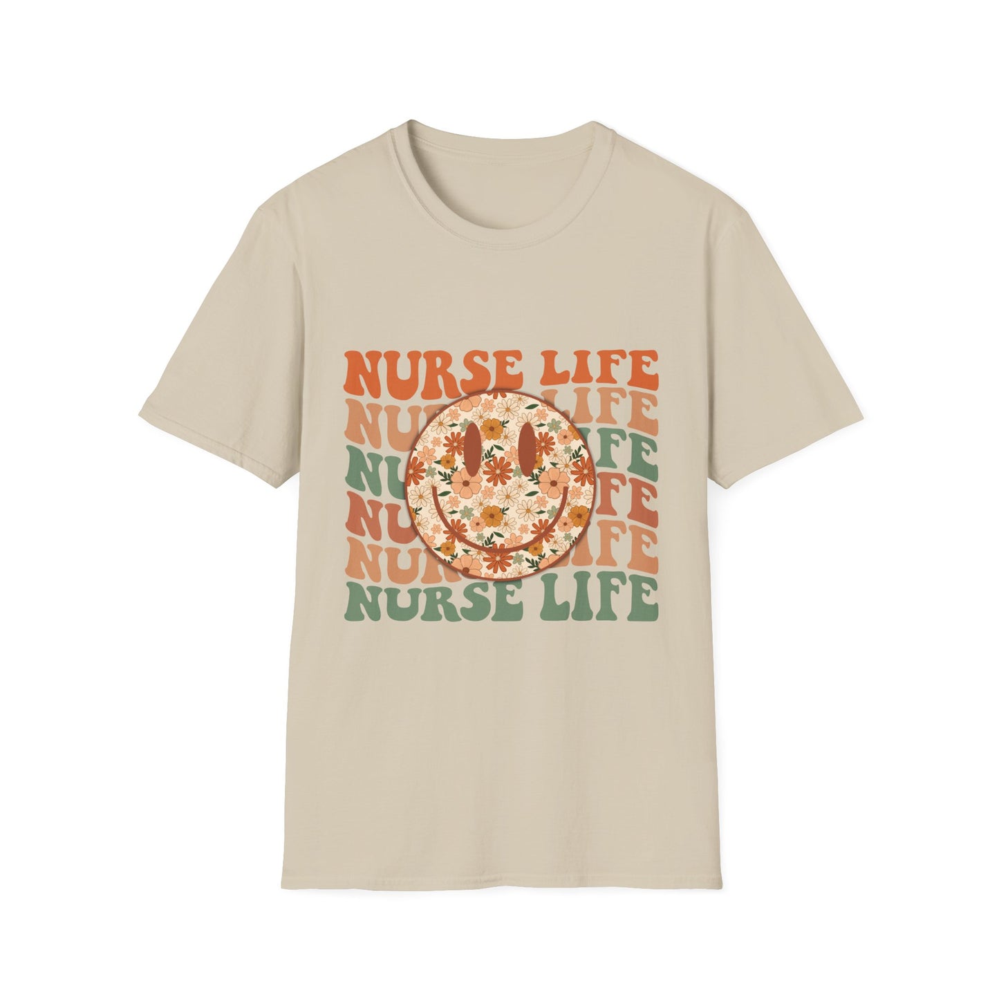 Nurse Life Floral Pizza T-Shirt