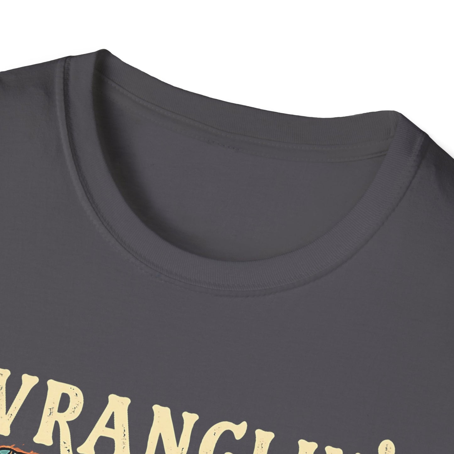 Wranglin' Real Cowboy T-Shirt — Retro Western Rodeo Graphic Tee