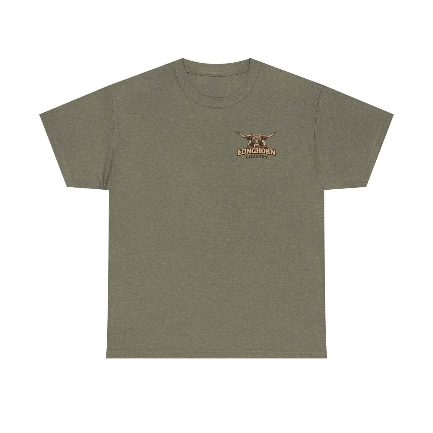 Longhorn Country Tee — Western Bull Graphic T-Shirt
