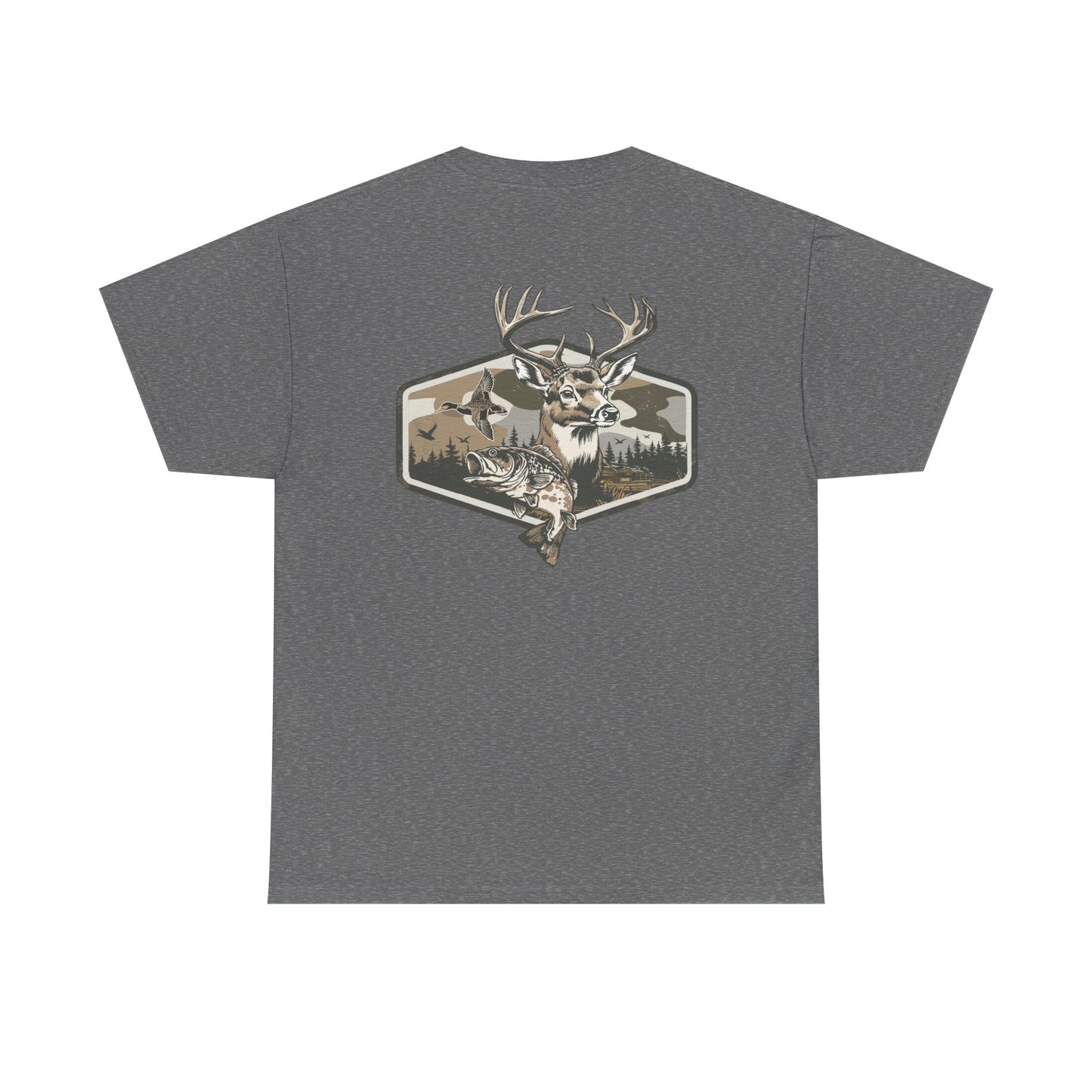 Deer Hunter Graphic Tee — Buck & Forest Outdoor T-Shirt