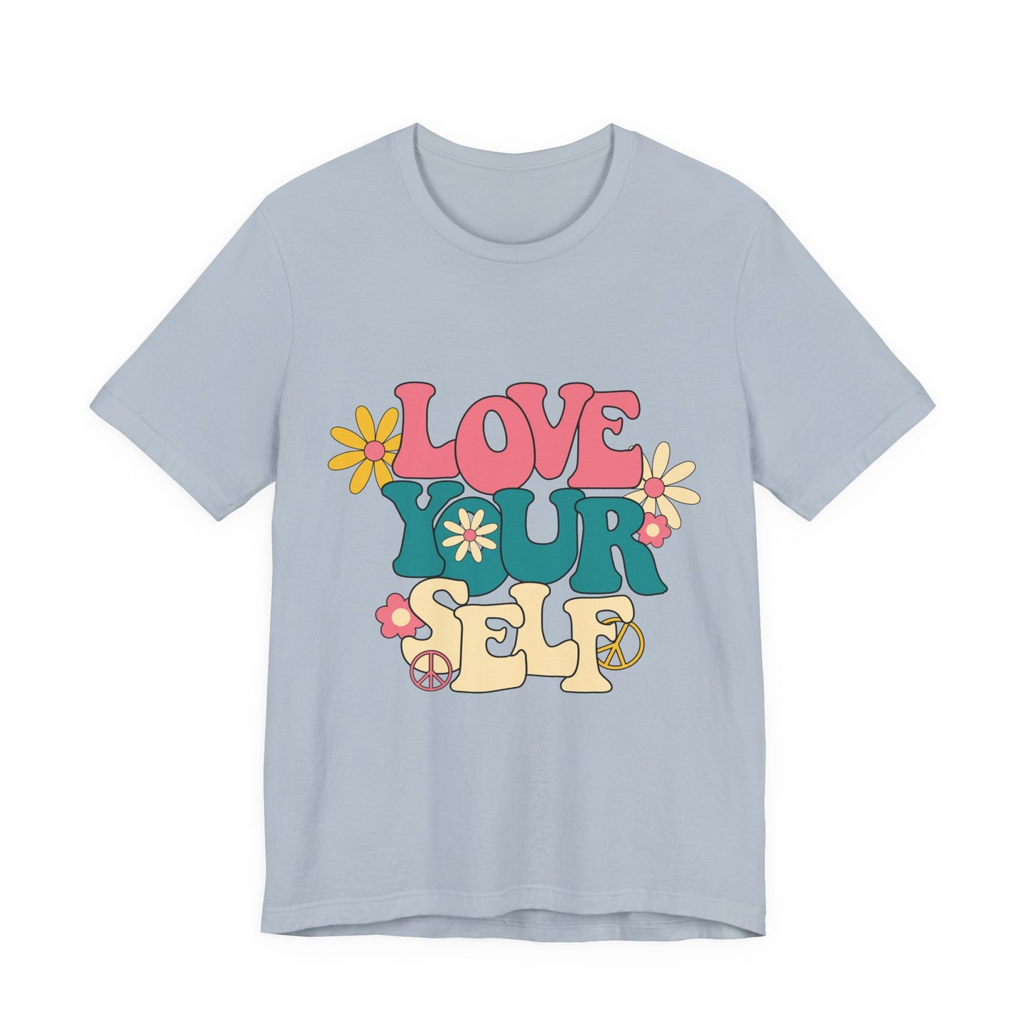 Love Your Self Retro Floral Tee