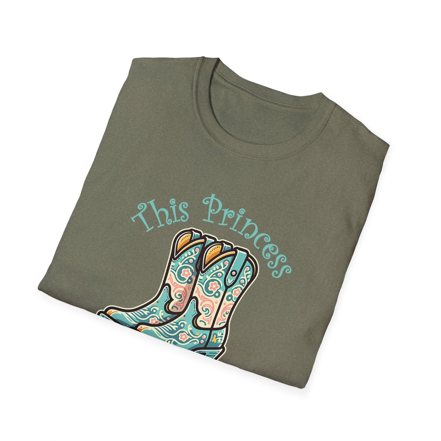 Cowgirl Boots T-Shirt — "This Princess" Western Graphic Tee