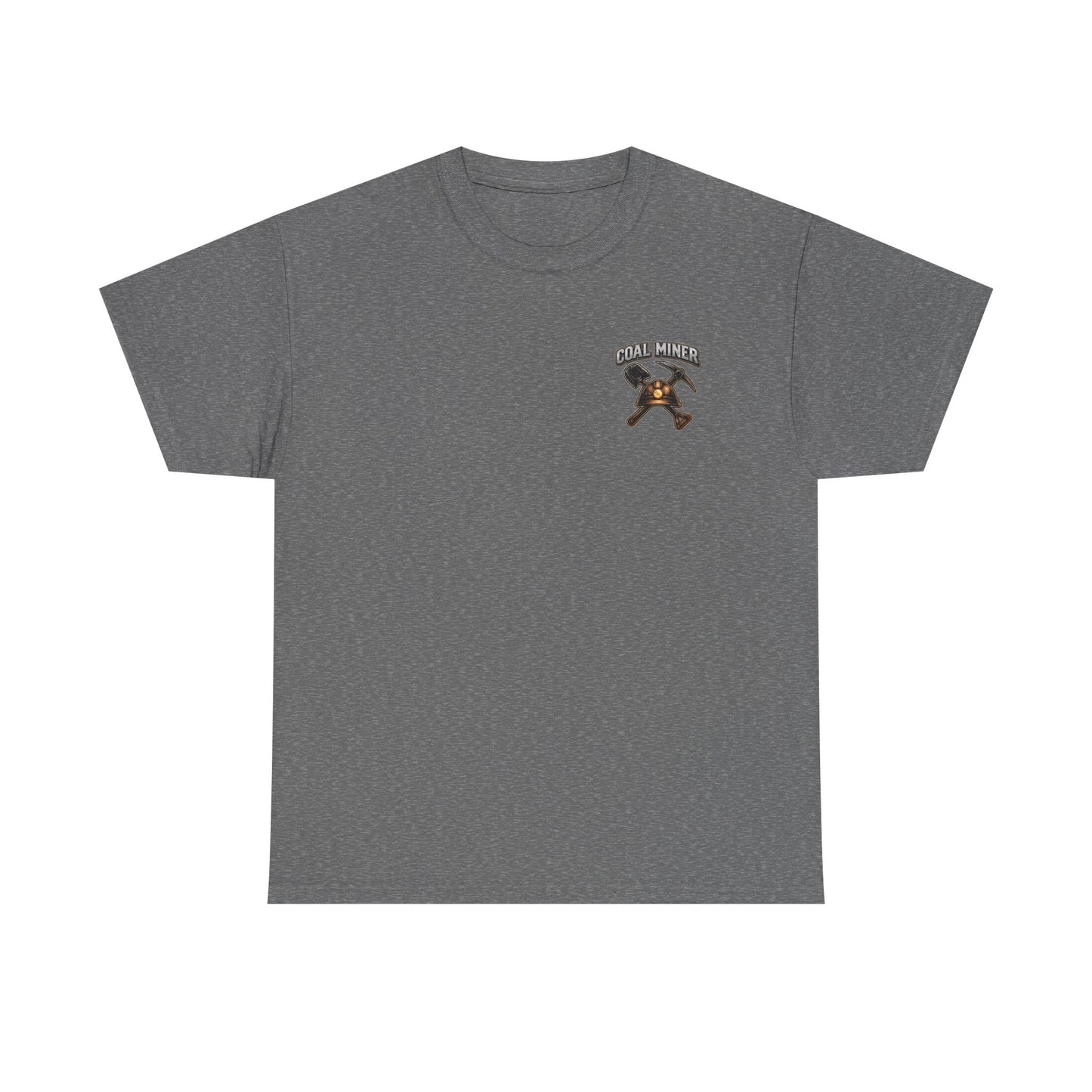 Coal Miner T-Shirt — "Forgotten in the Dark" Skull Hardhat Graphic Tee