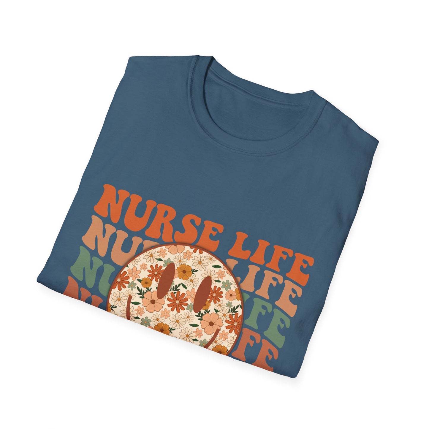 Nurse Life Floral Pizza T-Shirt