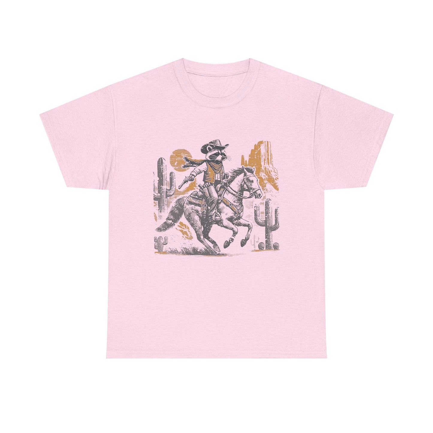 Cowboy on Horseback T-Shirt - Vintage Western Rodeo Desert Graphic Tee
