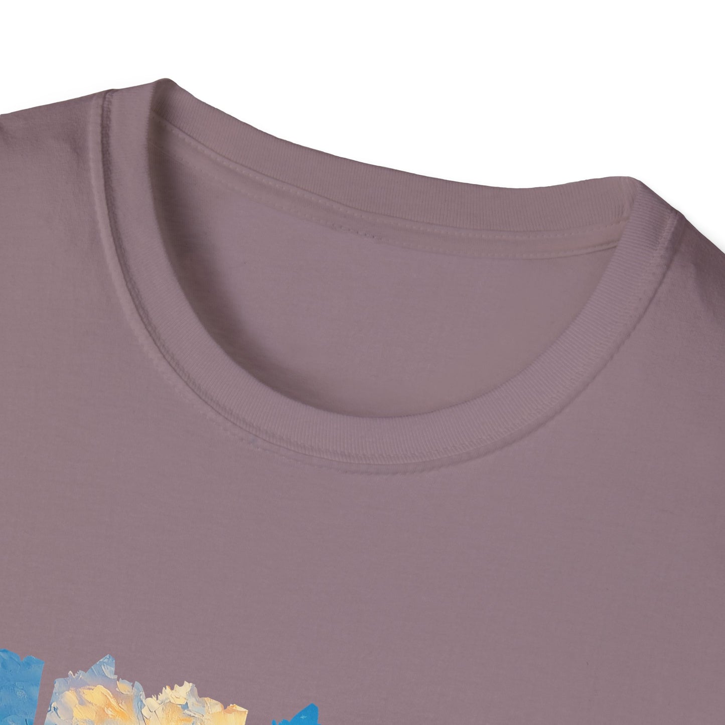 Beach Sunset Panel T-Shirt — Scenic Coastal Graphic Tee