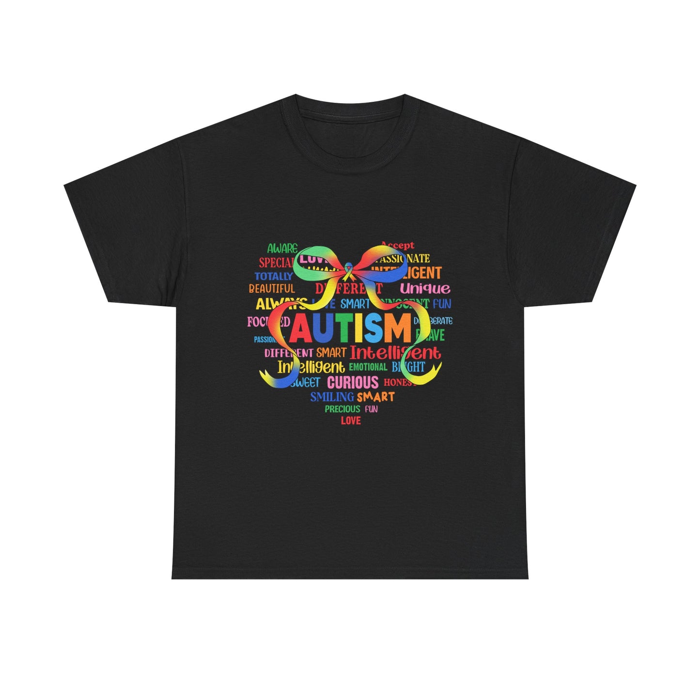 Autism Awareness Puzzle Heart T-Shirt – Colorful Support & Acceptance Tee