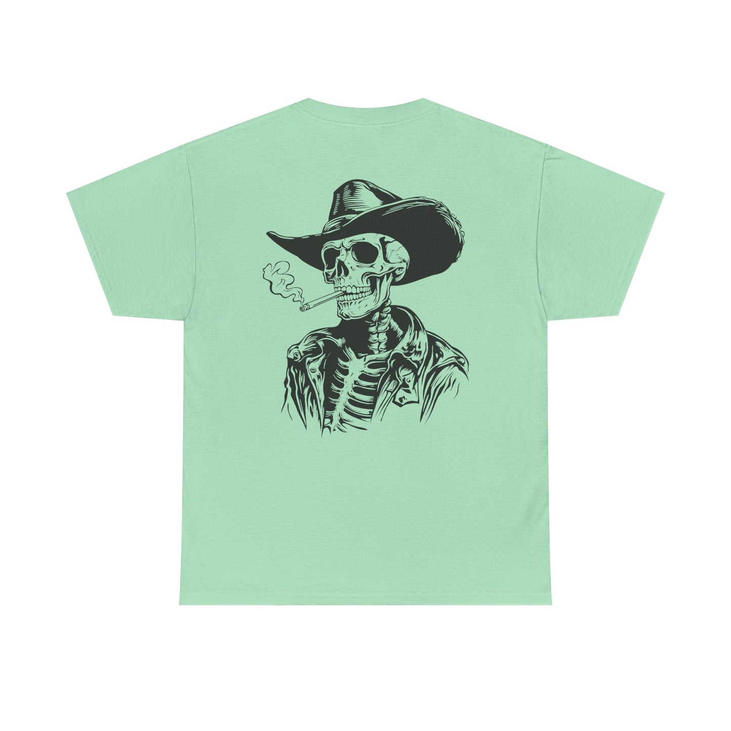 Skeleton Cowboy T-Shirt — Western Skull Graphic Tee