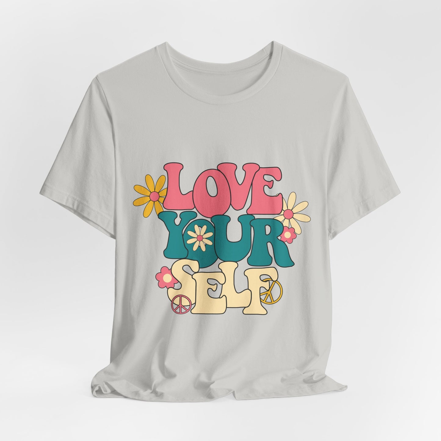 Love Your Self Retro Floral Tee