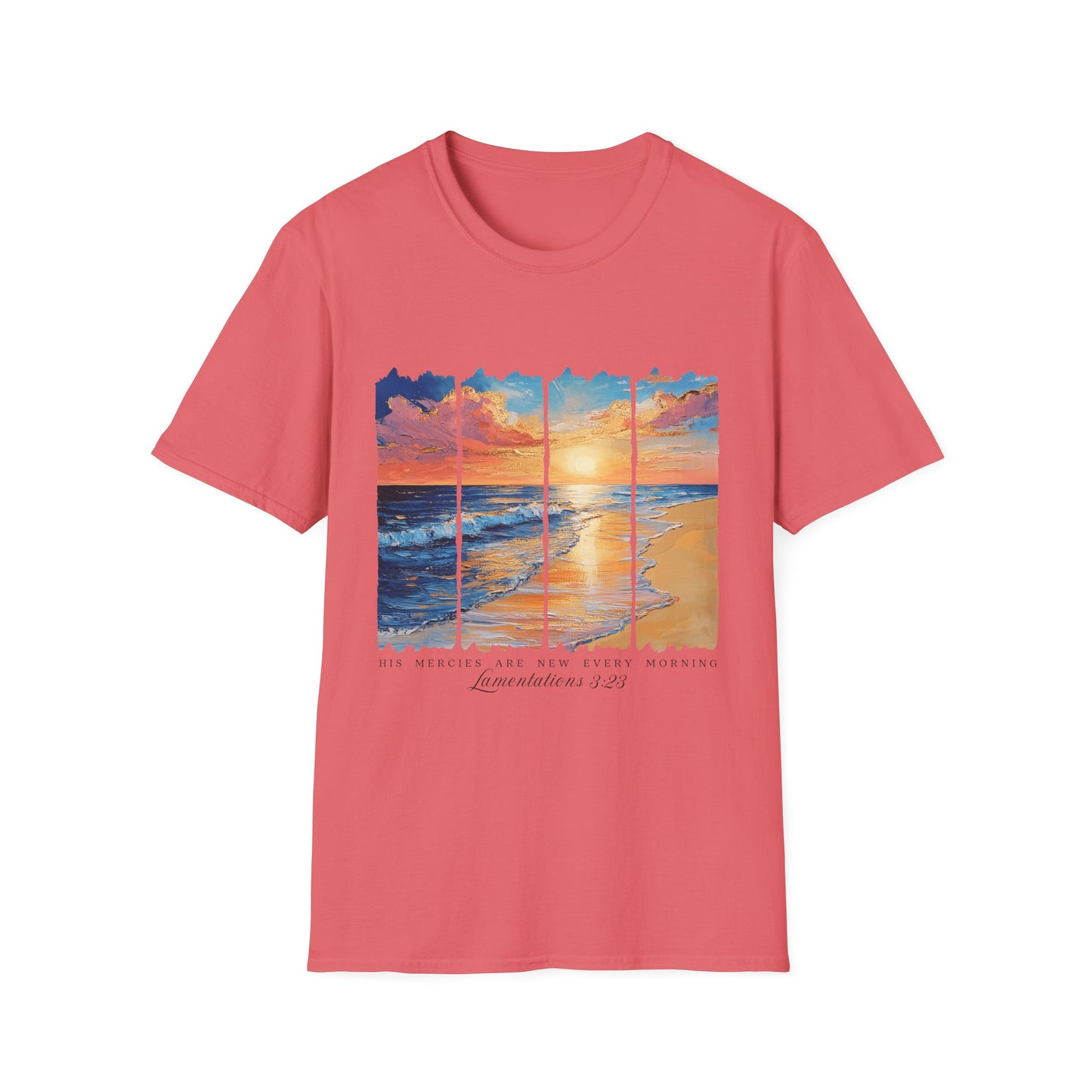 Sunset Beach T-Shirt — Scenic Ocean Sunrise Graphic Tee