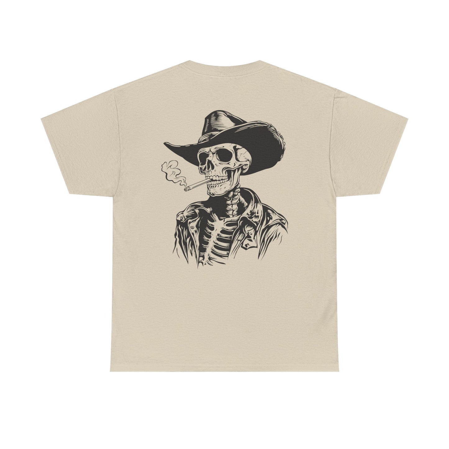 Skeleton Cowboy T-Shirt — Western Skull Graphic Tee